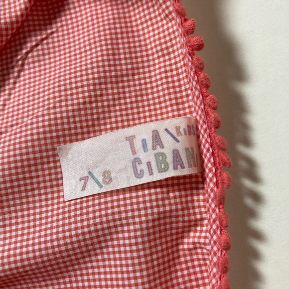 TIA CIBANI Girls Kaftan in Tangerine Size 7/8 - Picture 6 of 9